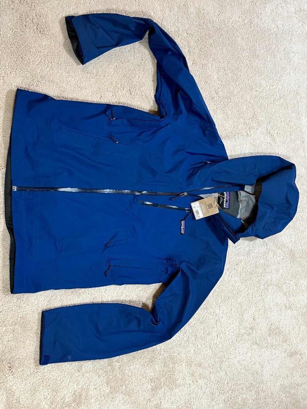 NWT NEW Patagonia Men's Granite Crest Rain Jacket Blue CLMB S Small 85415